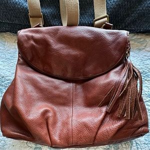 Beautiful Margot Rich Brown Soft Leather Backpack Handbag